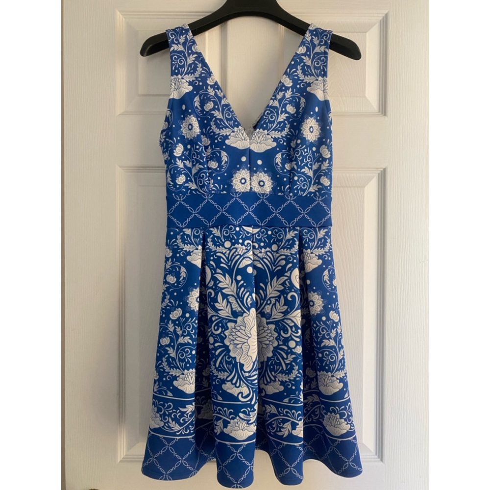 Women's oober swank Dress, M, Blue